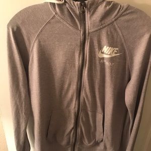 Women's Grey zip up hoodie